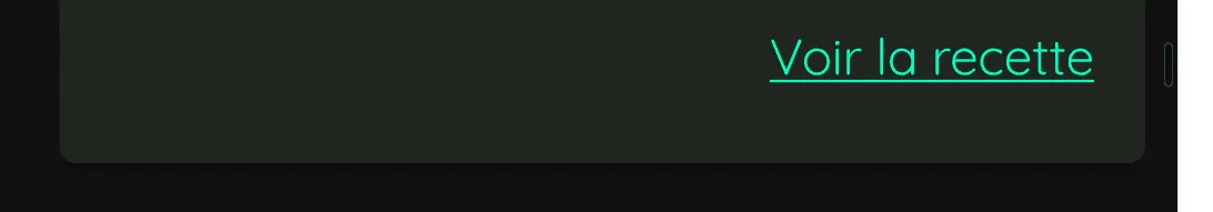 Impression écran montrant un exemple de card avec des coins arrondis avec border radius